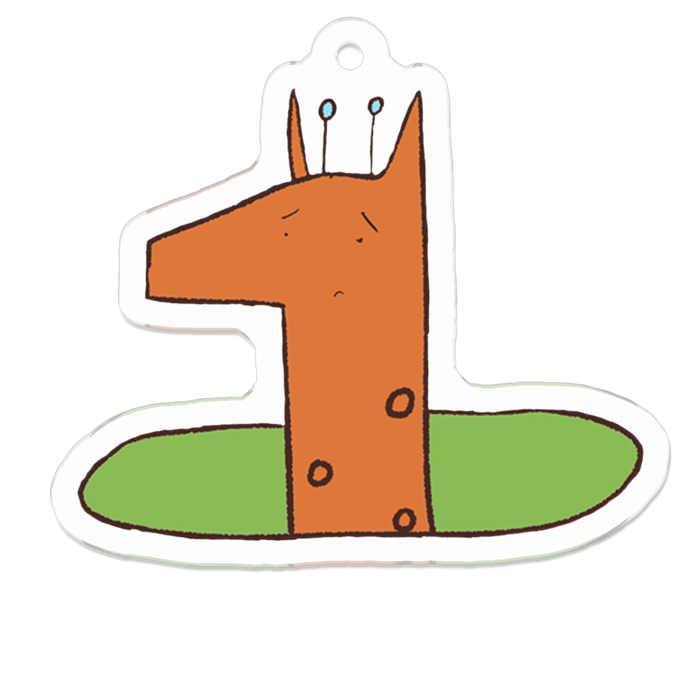 アクリルキーホルダー - 50 x 50 (mm)