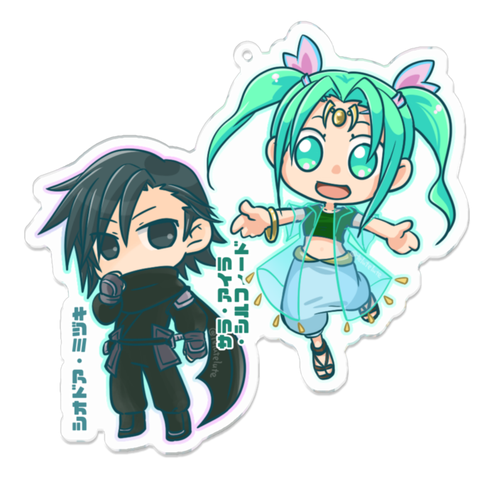 アクリルキーホルダー - 100 x 100 (mm)