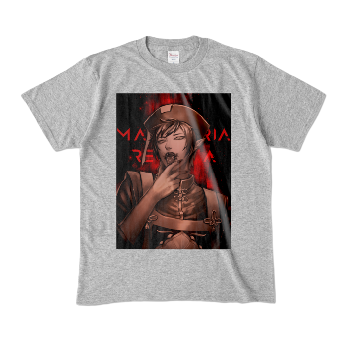 カラーTシャツ - M - 杢グレー (濃色)