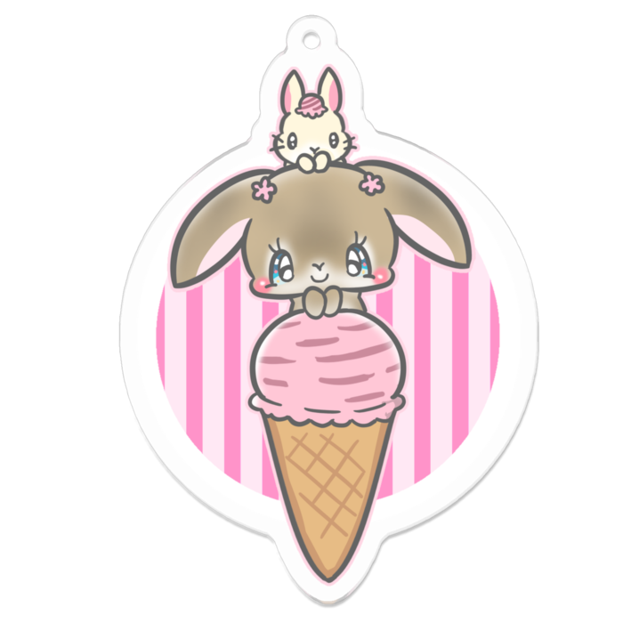 アクリルキーホルダー - 70 x 70 (mm)