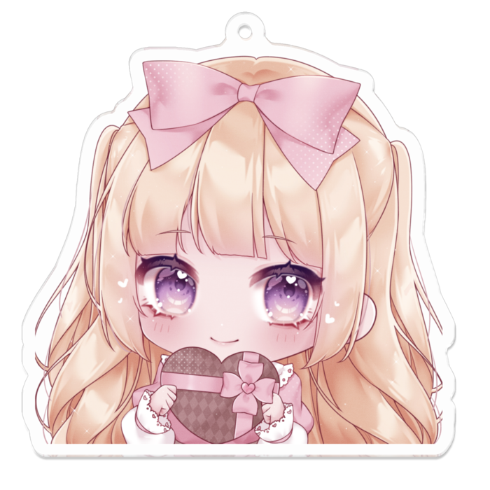 アクリルキーホルダー - 70 x 70 (mm)