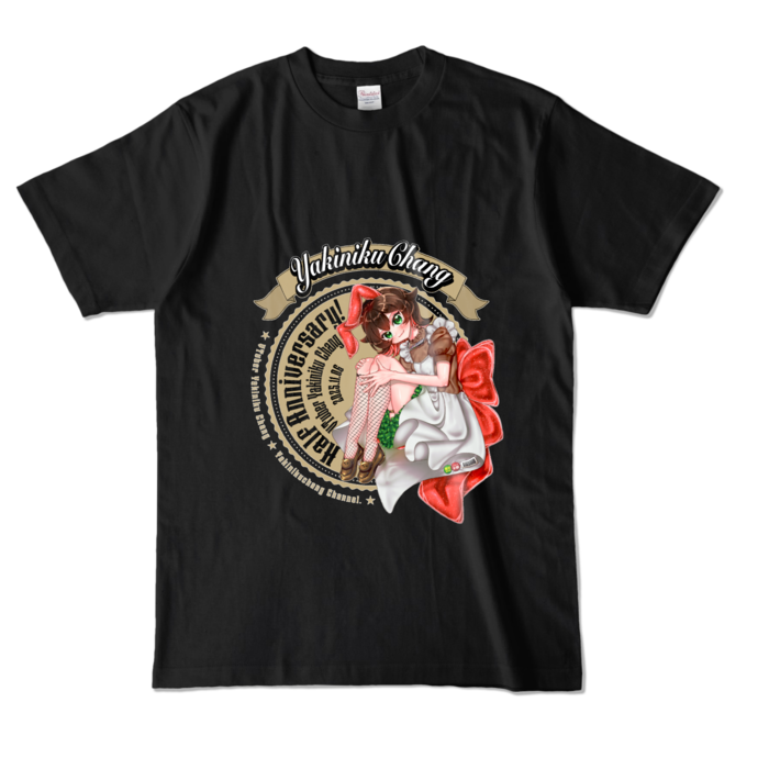 カラーTシャツ - L - ブラック (濃色)