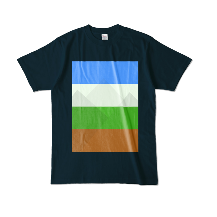 カラーTシャツ - L - ネイビー (濃色)