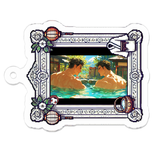 アクリルキーホルダー - 50 x 50 (mm)