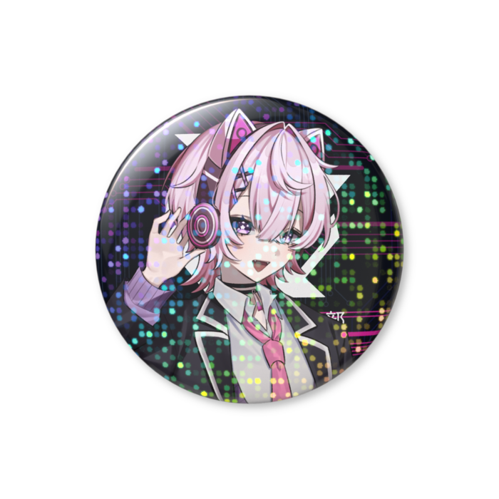 ホログラム缶バッジ - 32mm