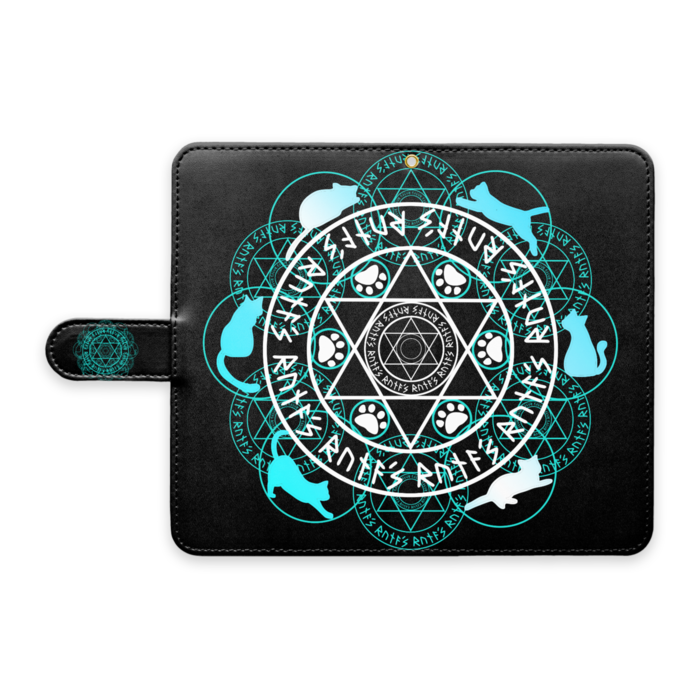 手帳型Androidケース - L - ストラップ穴 あり