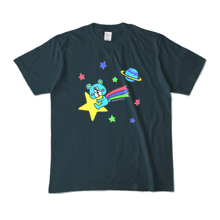 カラーTシャツ - M - デニム (濃色)