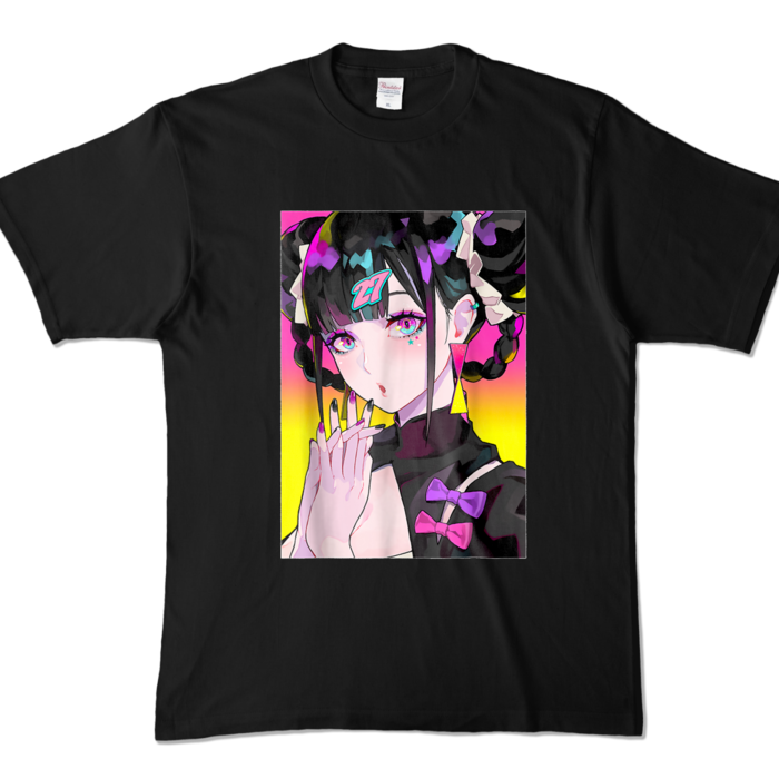 カラーTシャツ - XL - ブラック (濃色)