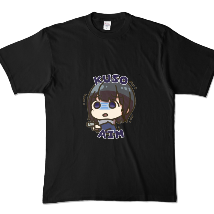 カラーTシャツ - XL - ブラック (濃色)