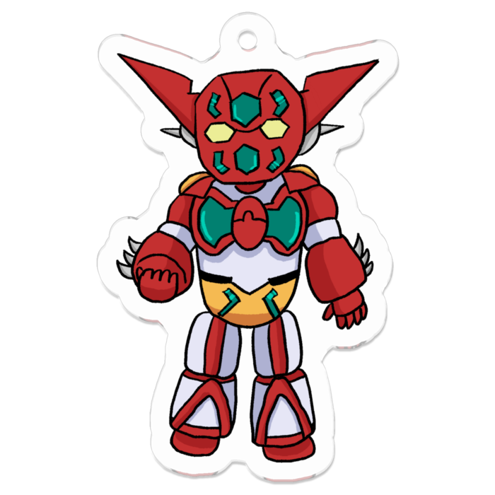 アクリルキーホルダー（コーティング） - 50 x 50 (mm)