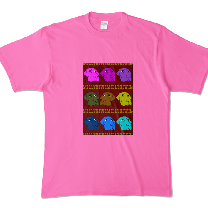 カラーTシャツ - XL - ピンク (濃色)