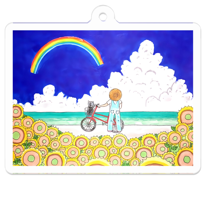 アクリルキーホルダー - 50 x 50 (mm)