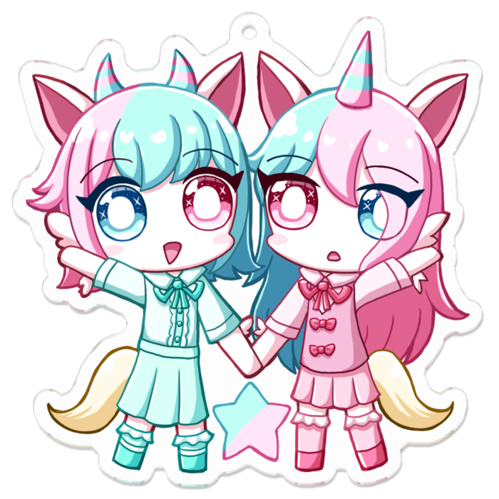 アクリルキーホルダー - 70 x 70 (mm)