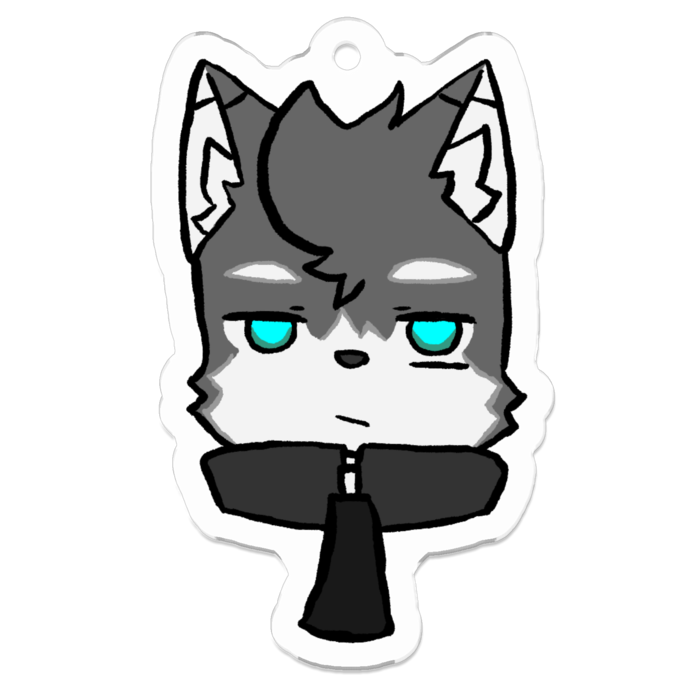 アクリルキーホルダー - 50 x 50 (mm)