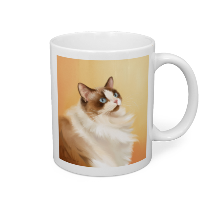 マグカップ - 直径 8 cm / 高さ 9.5 cm