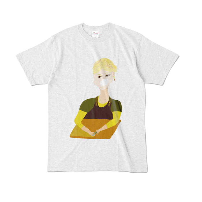 カラーTシャツ - L - アッシュ (淡色)