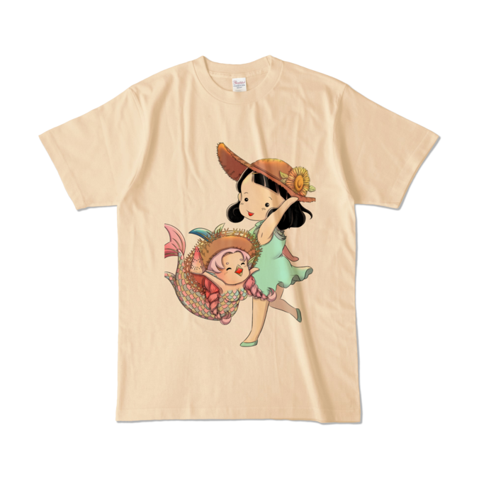 カラーTシャツ - L - ナチュラル (淡色)