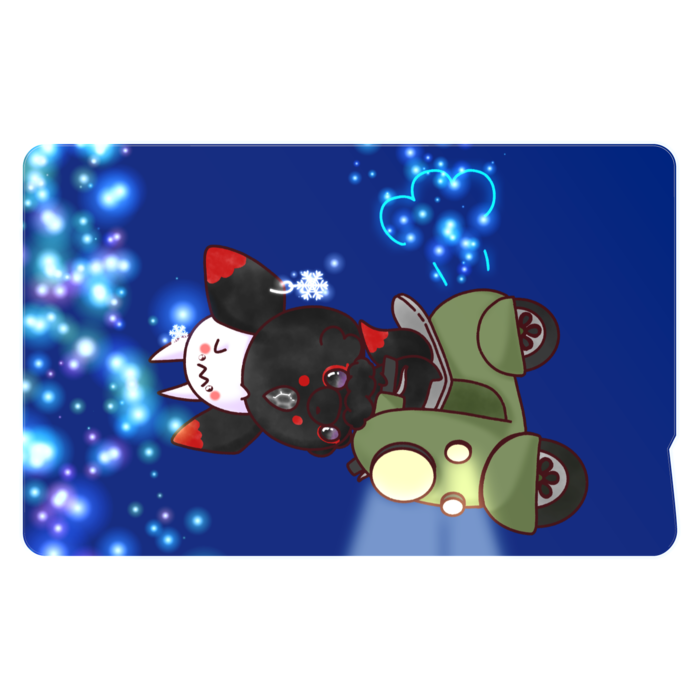 ICカードステッカー - 約85.7x53.9(mm)