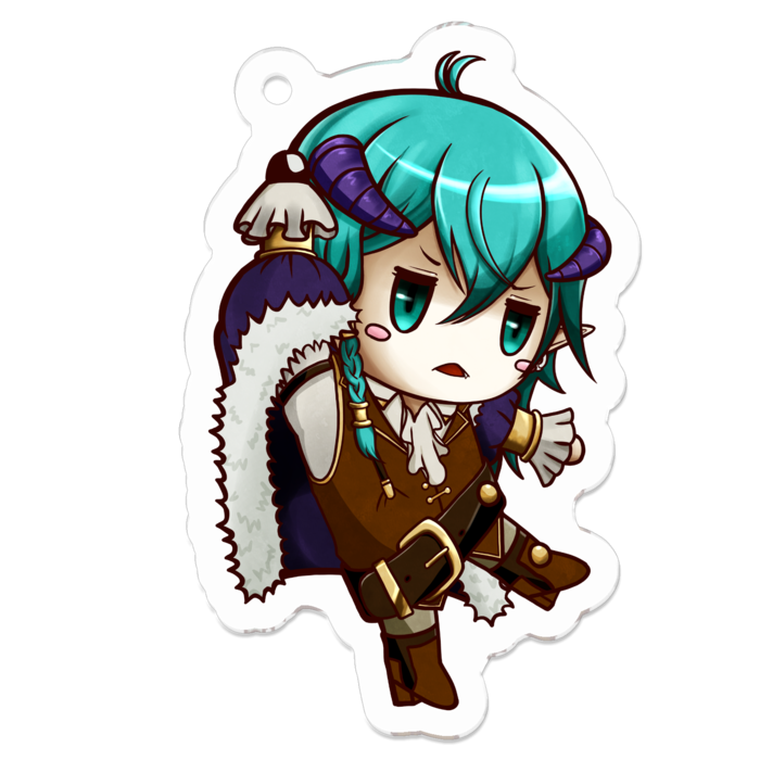 アクリルキーホルダー - 50 x 50 (mm)