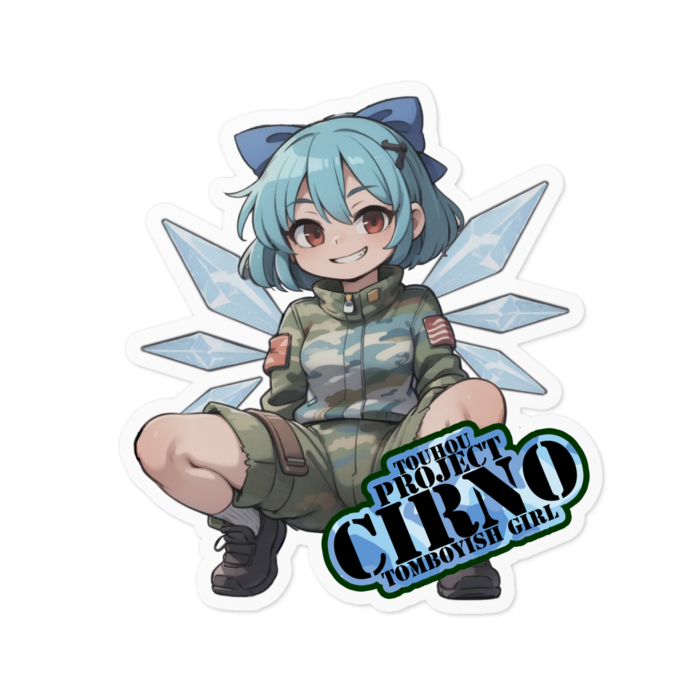 ステッカー - 100 x 100 (mm)