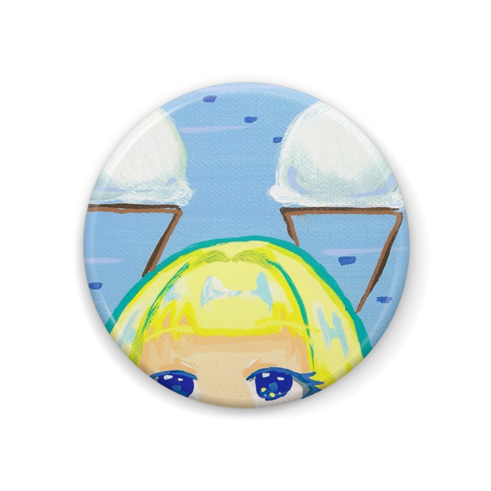 缶バッジ - 44mm(2) バニラ
