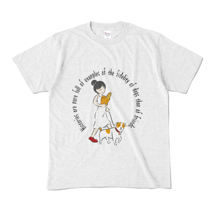 カラーTシャツ - M - アッシュ (淡色)