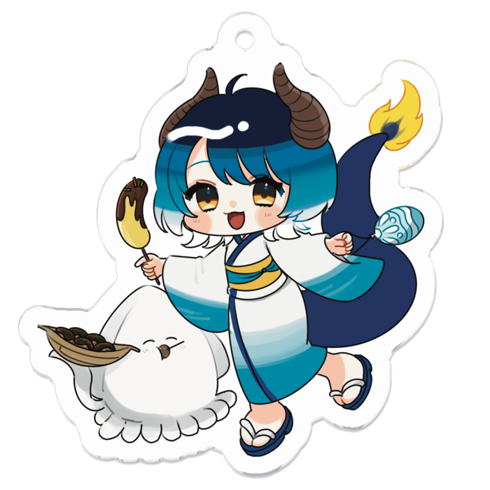 アクリルキーホルダー - 50 x 50 (mm)