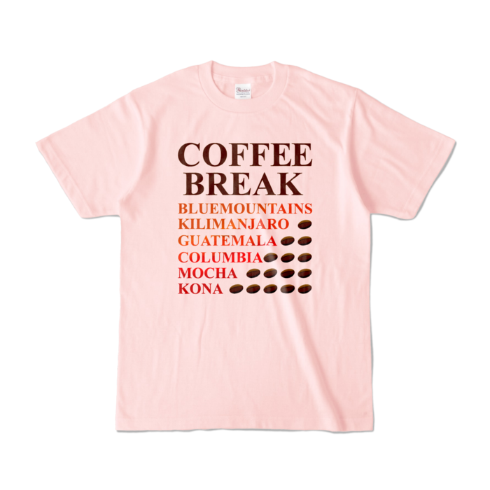 カラーTシャツ - S - ライトピンク (淡色)