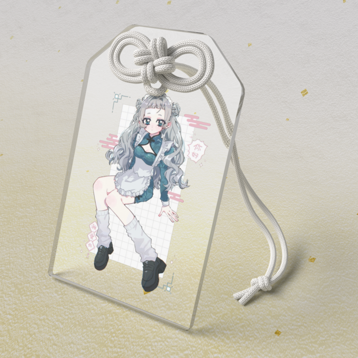 アクリルお守り - 50 × 80mm