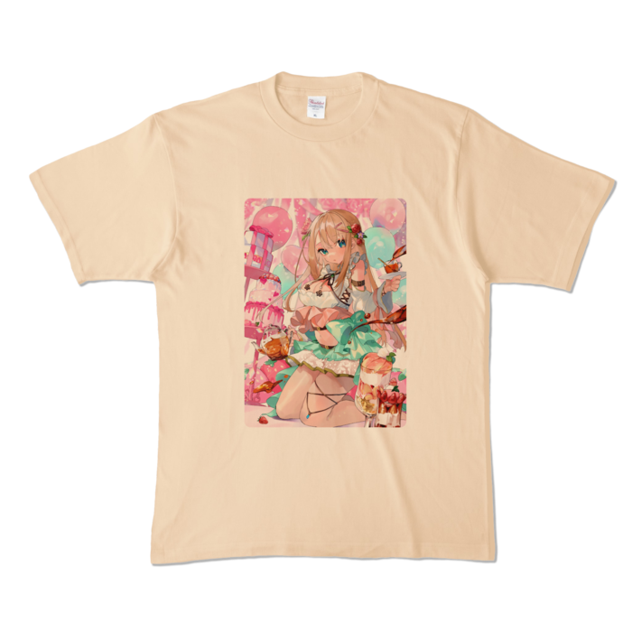 カラーTシャツ - XL - ナチュラル (淡色)