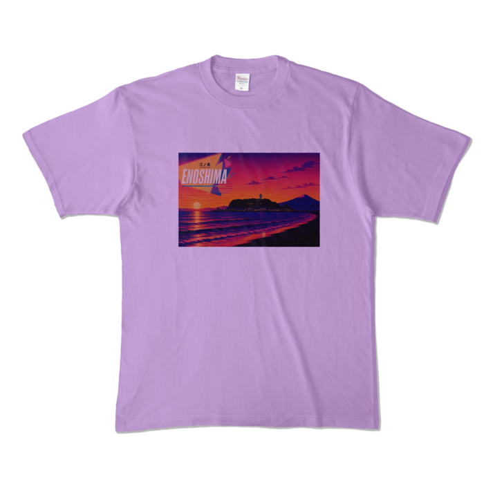 カラーTシャツ - XL - ライトパープル (淡色)