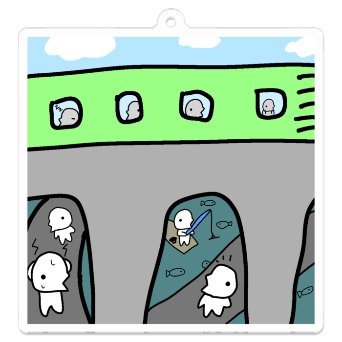 2.電車が通る橋の下