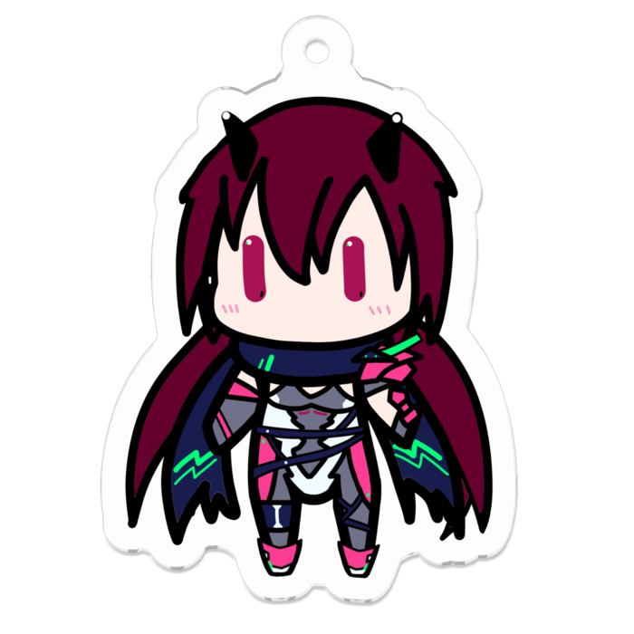 アクリルキーホルダー - 50 x 50 (mm)