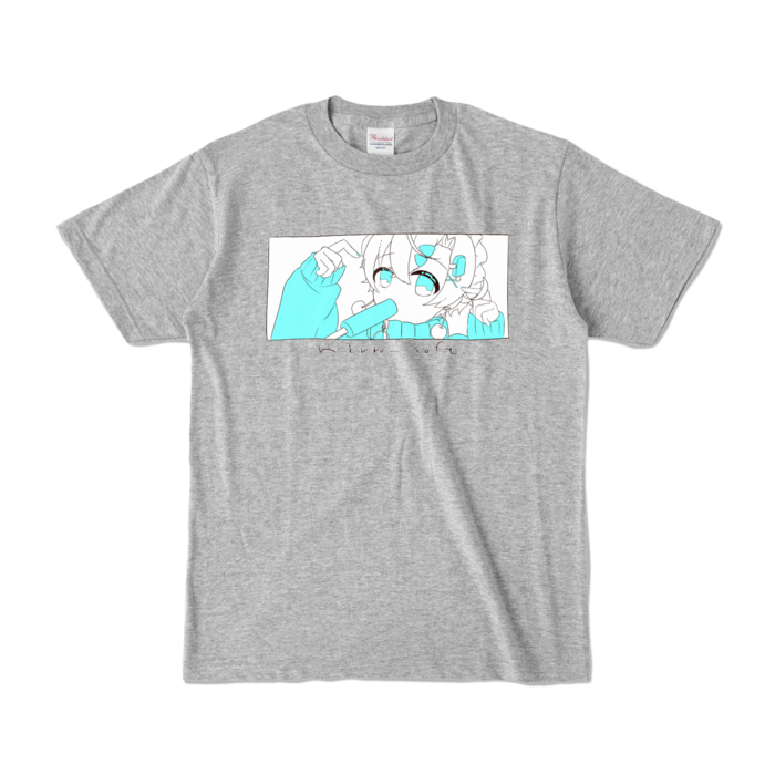 カラーTシャツ - S - 杢ぐれー (濃色)