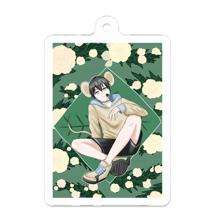 アクリルキーホルダー - 50 x 50 (mm)