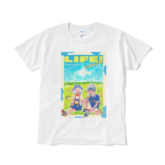 札幌 前面(イラスト) - L - ホワイト