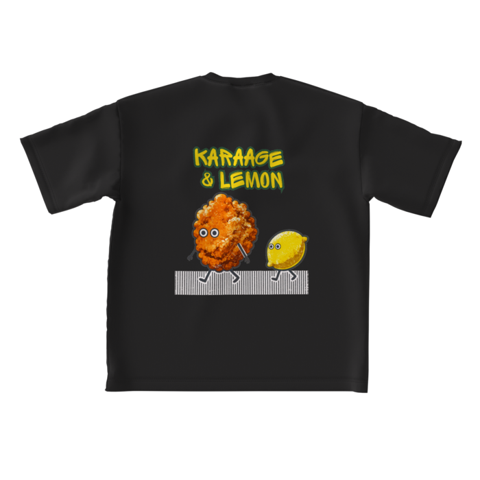 ビッグシルエットTシャツ - L - 背面