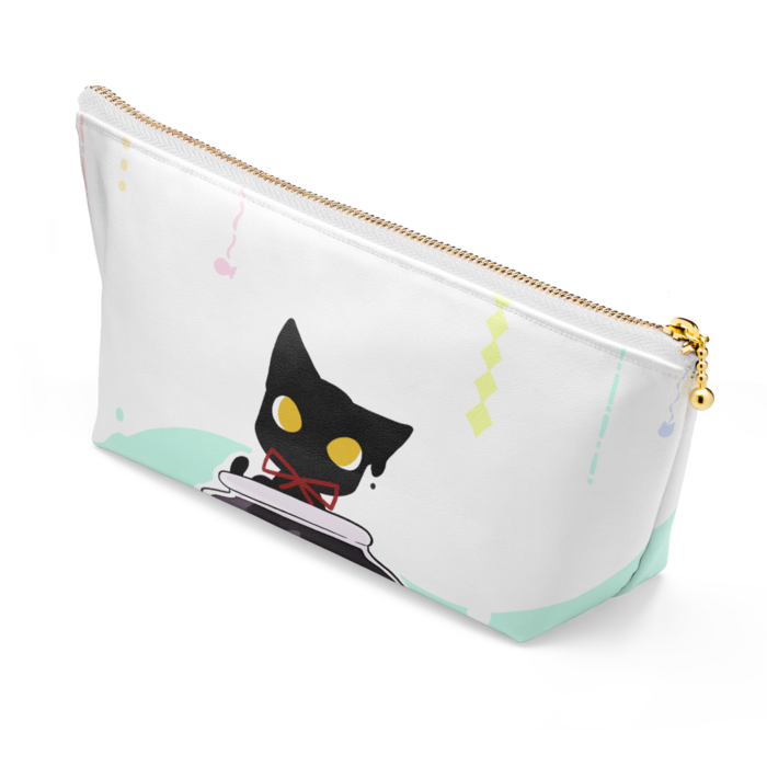 ポーチ - 長さ21.5cm / 高さ10cm - ホワイト
