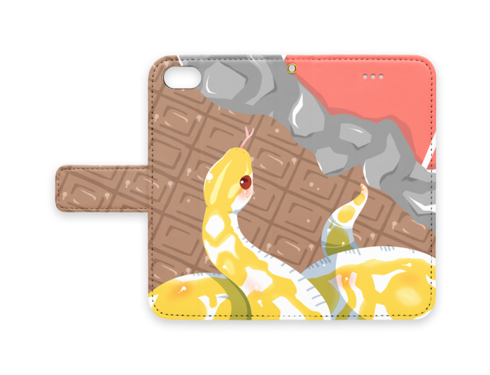 手帳型iPhoneケース - iPhone 7 - ストラップ穴 あり