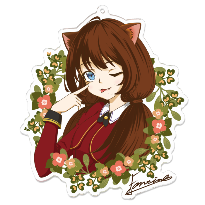 アクリルキーホルダー（コーティング） - 100 × 100 (mm)