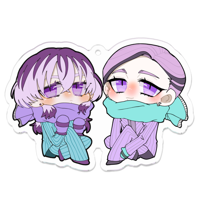 アクリルキーホルダー - 70 x 70 (mm)