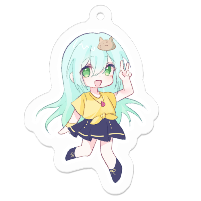 アクリルキーホルダー - 50 x 50 (mm)