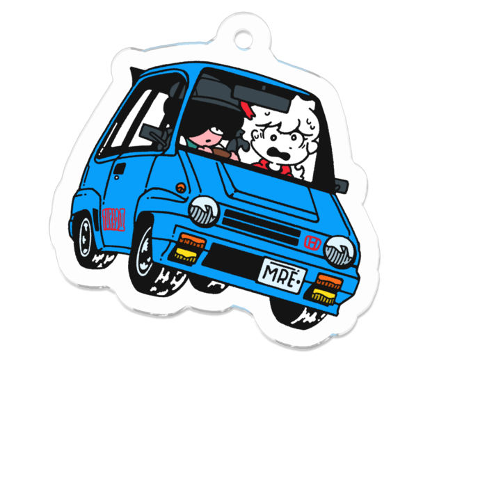 アクリルキーホルダー - 50 x 50 (mm)