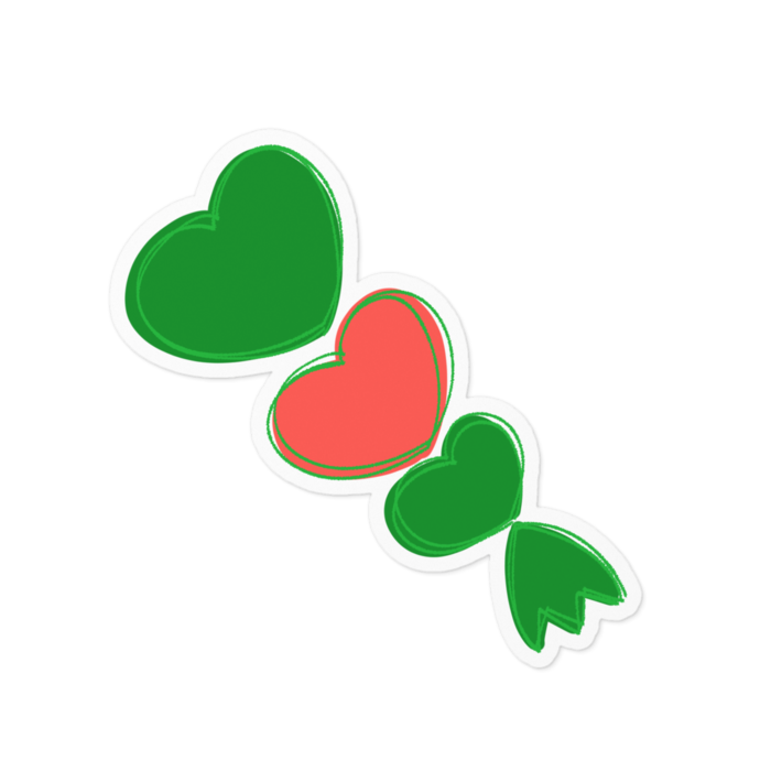 ステッカー - 100 x 100 (mm)