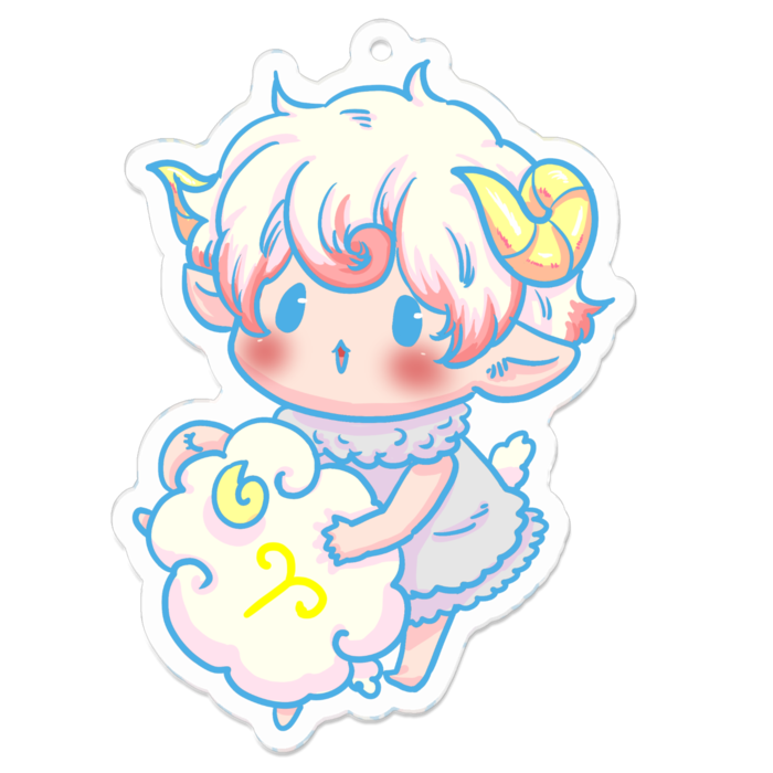 アクリルキーホルダー - 70 x 70 (mm)(1)