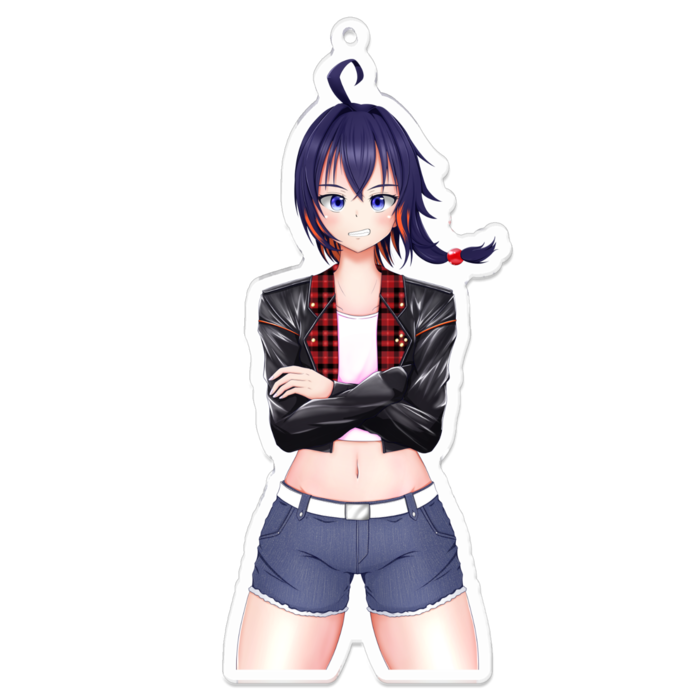 アクリルキーホルダー（コーティング） - 100 x 100 (mm)