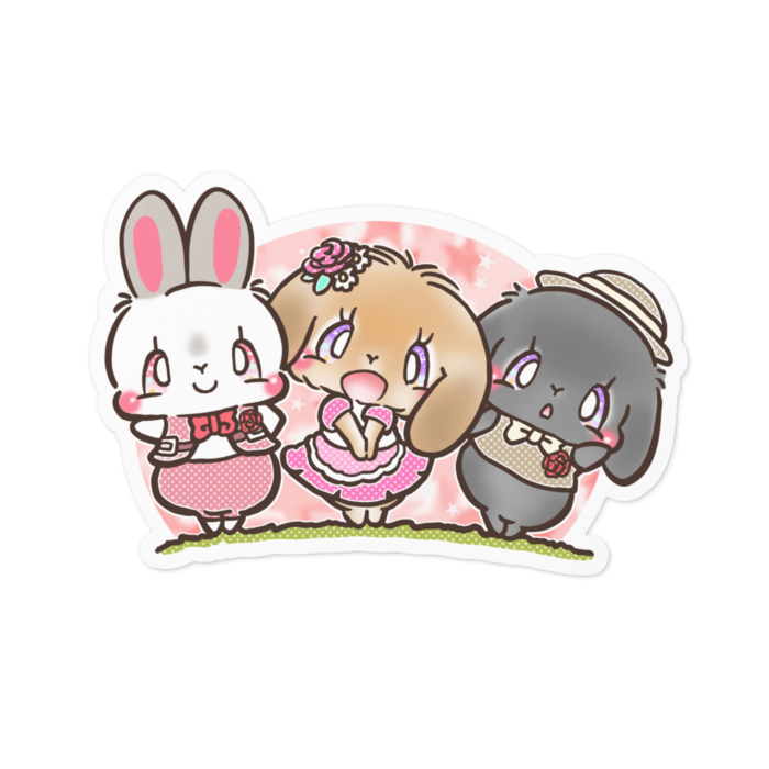 ステッカー - 100 x 100 (mm)