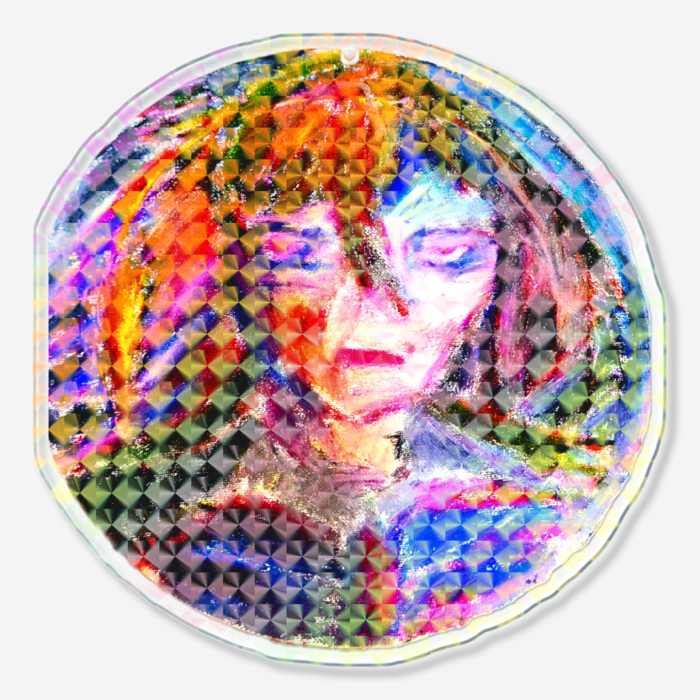 ホログラムアクリルキーホルダー - 100 × 100mm(2)