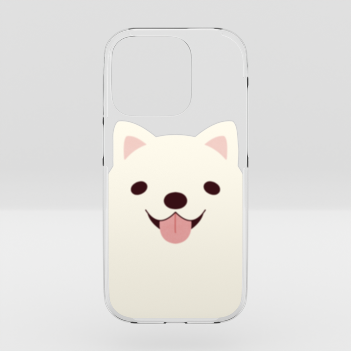 クリアiPhoneケース サモエド iPhone 15Pro