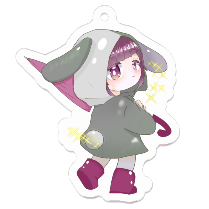 アクリルキーホルダー - 50 x 50 (mm)
